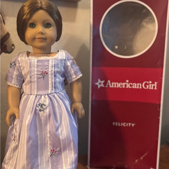 Retired Felicity American Girl Doll in Lavender Dress with Horse - Picture 3 of 8